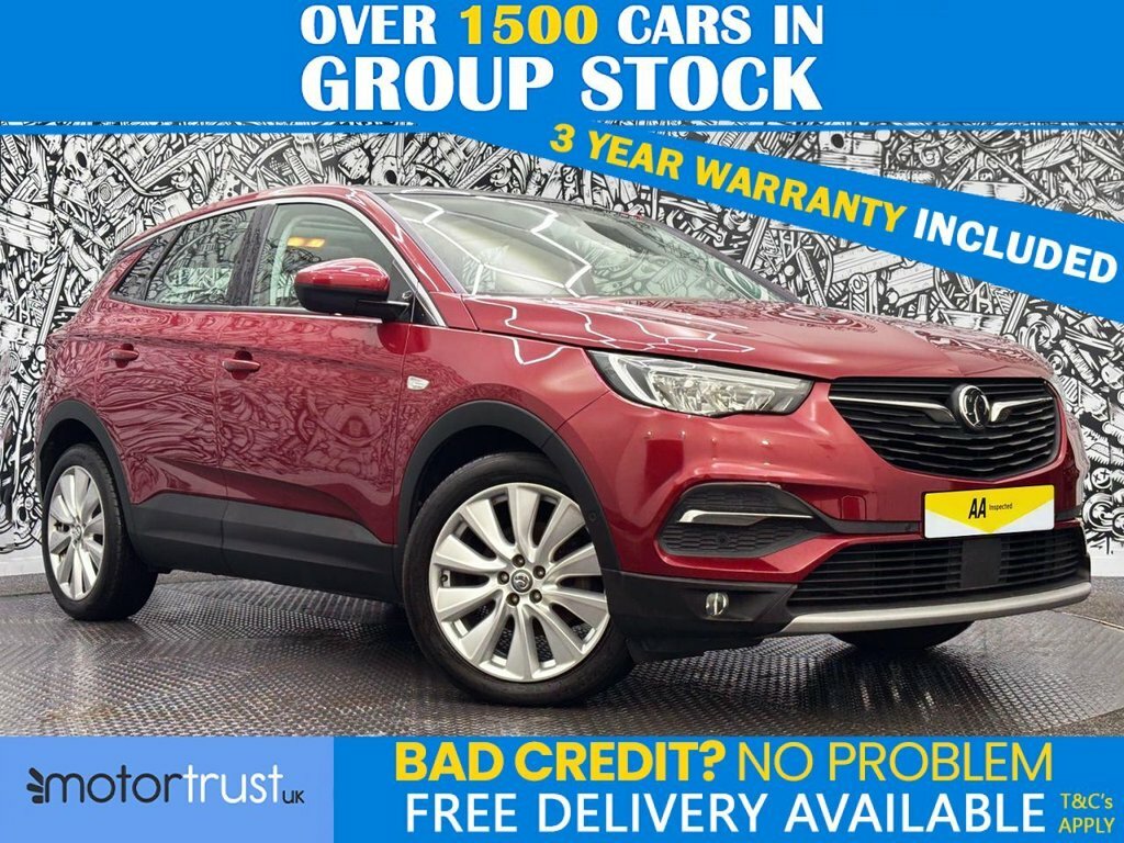Vauxhall Grandland X 1.2L Elite Nav Red