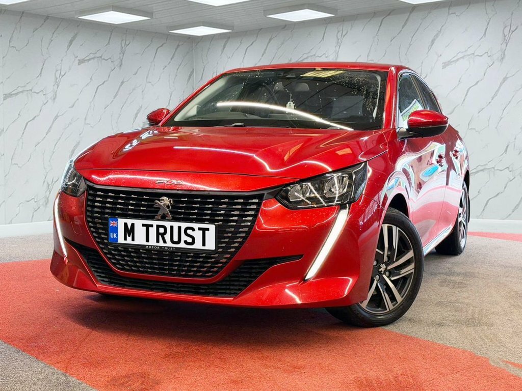 Peugeot 208 208 Allure Premium Puretech Ss FV70RUR Red #4