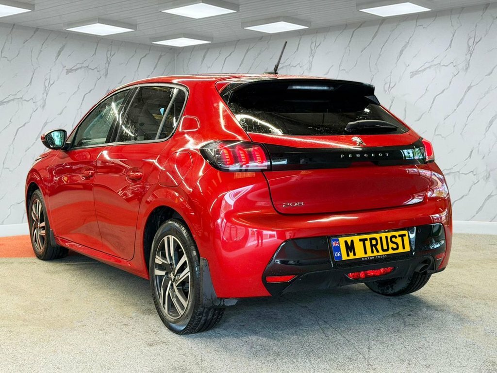 Peugeot 208 208 Allure Premium Puretech Ss FV70RUR Red #6