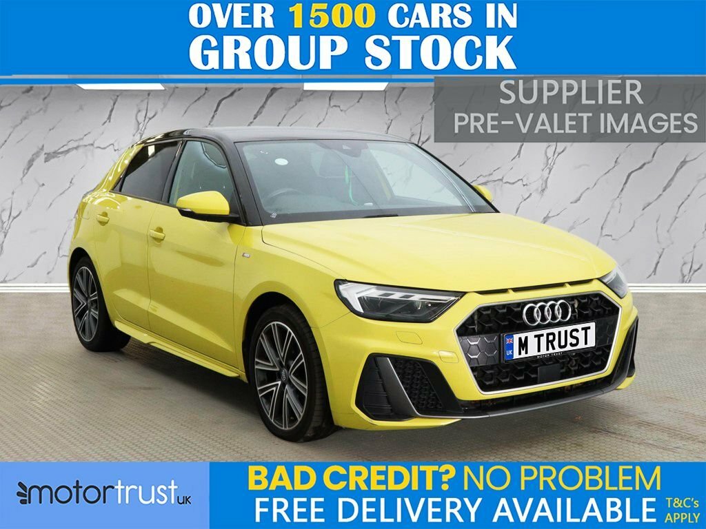 Audi A1 1L S Line Yellow