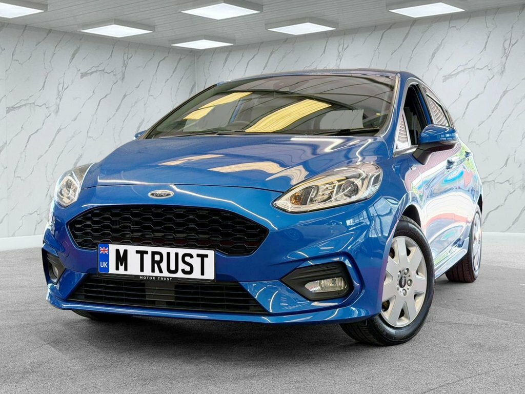 Ford Fiesta 1L St-line OV69TTZ Blue #4