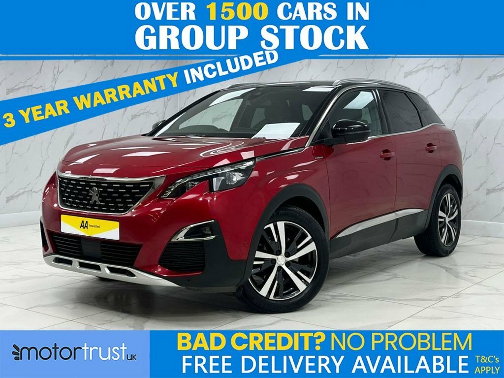 Peugeot 3008 1.6L Gt Line Red