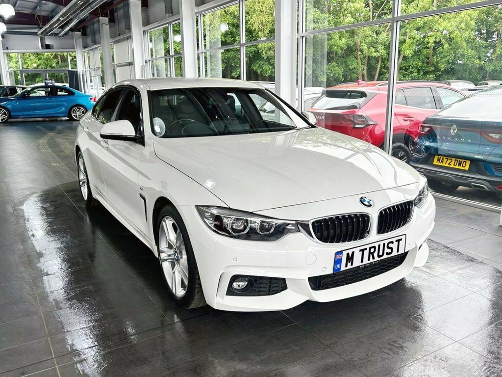 BMW 4 Series Gran Coupe 2L M Sport White