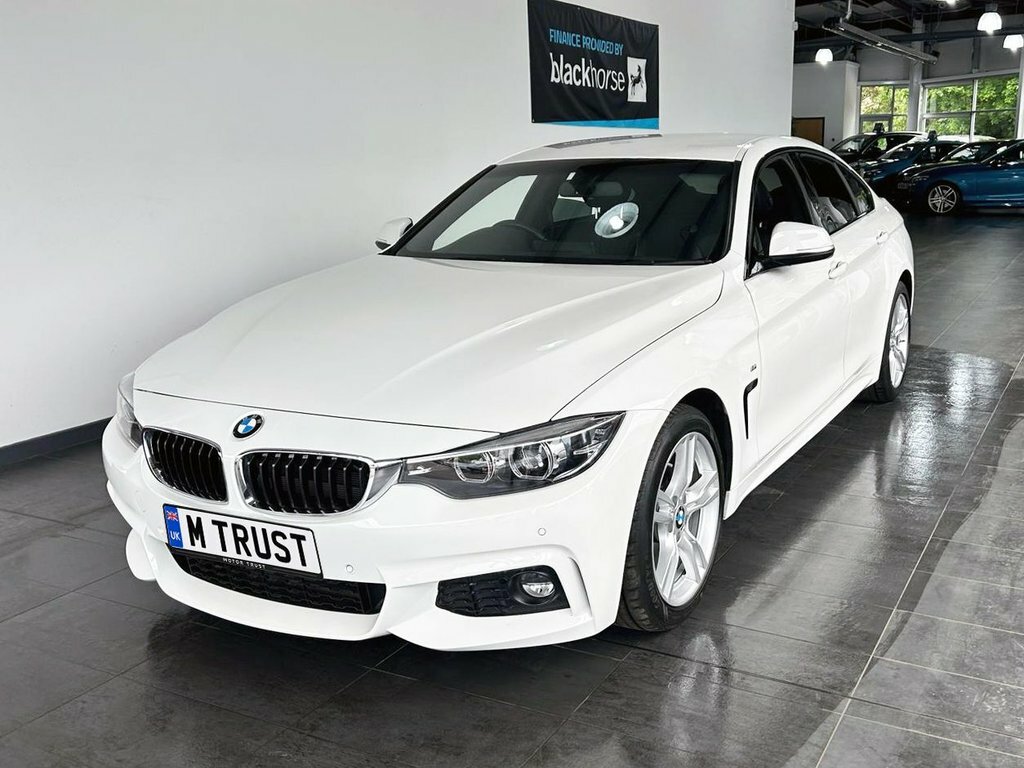BMW 4 Series Gran Coupe 2L M Sport White #4