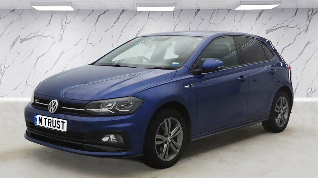 Volkswagen Polo 1L R-line SV68YPM Blue #2
