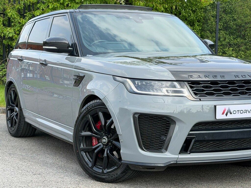 Land Rover Range Rover Sport 5.0 P575 V8 Svr 4Wd Euro 6 Ss PN68KTC Grey #5