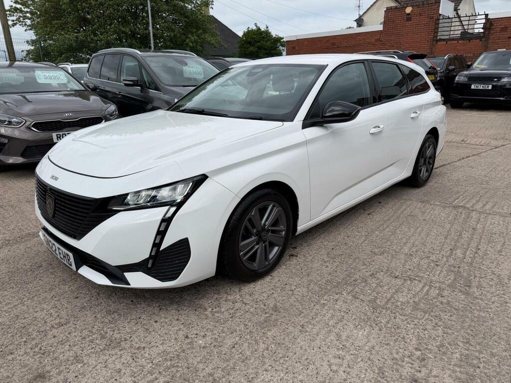 Peugeot 308 SW Estate 1.5 Bluehdi Active Premium Eat Euro 6 Ss GN22EHB White #3