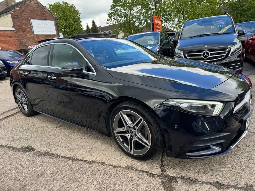 Mercedes-Benz A Class Saloon 2.0 A200d Amg Line Premium Plus 2 8G-dct Black