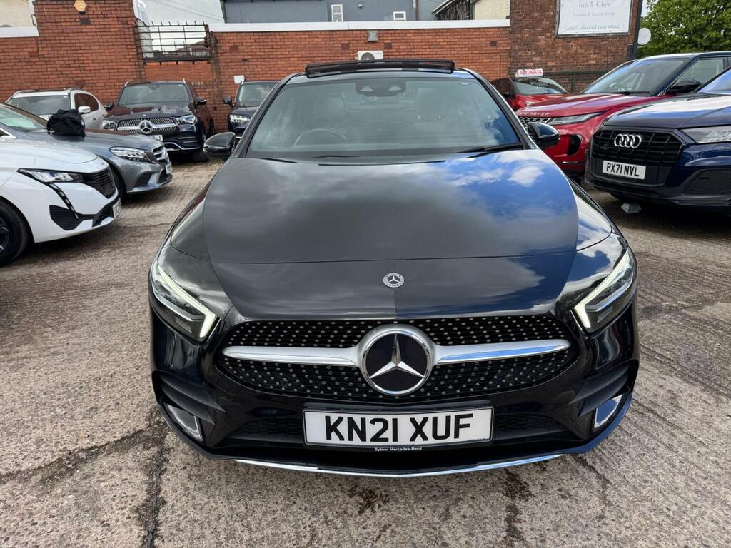 Mercedes-Benz A Class Saloon 2.0 A200d Amg Line Premium Plus 2 8G-dct KN21XUF Black #2