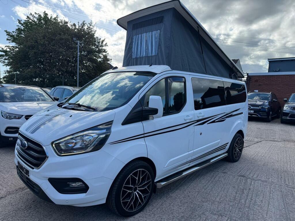 Ford Transit Custom Panel Van 2.0 300 Ecoblue Limited L2 H1 Euro 6 S SM70CBV White #3