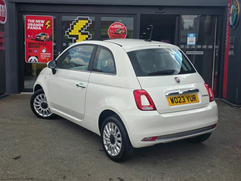 Fiat 500 1.0 Mild Hybrid WO23YUR White #5