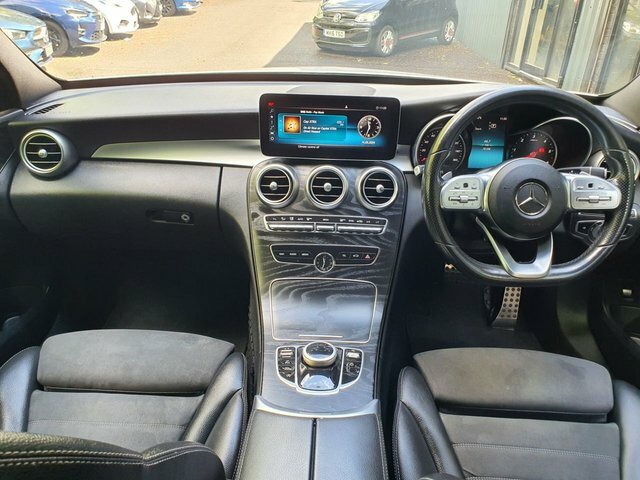 Mercedes-Benz C Class 2.0 C300d Amg Line Saloon G-tronic Eur SO19TNU White #2