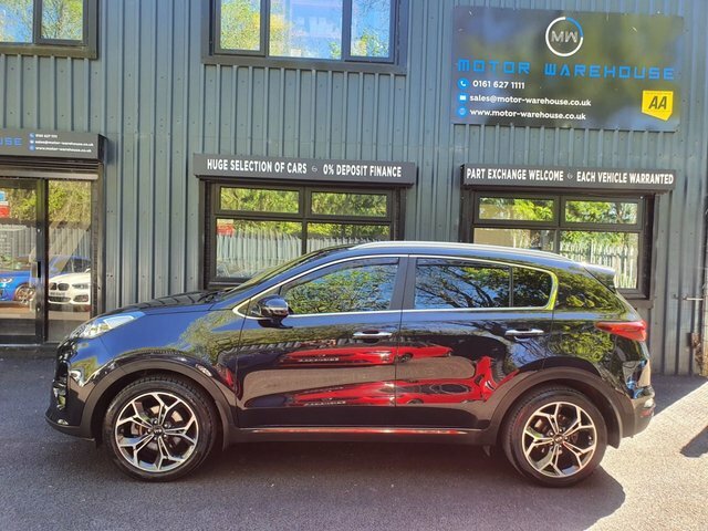 Kia Sportage 1.6 Crdi Ecodynamics Gt-line Suv Hybri WG69TXB Black #4