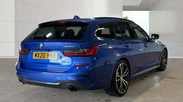 BMW 3 Series 2.0 320D M Sport Touring Euro 6 S MX20YNY Blue #4