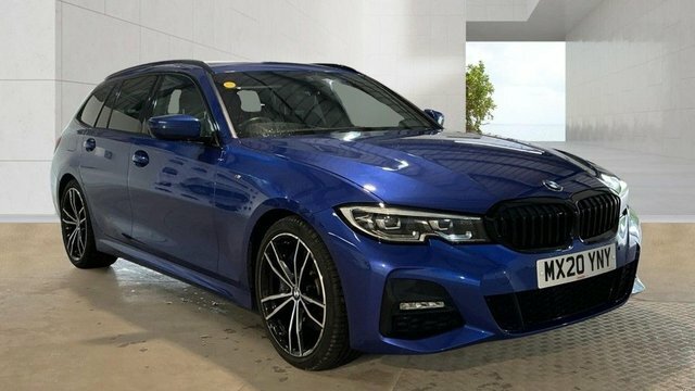 BMW 3 Series 2.0 320D M Sport Touring Euro 6 S MX20YNY Blue #2