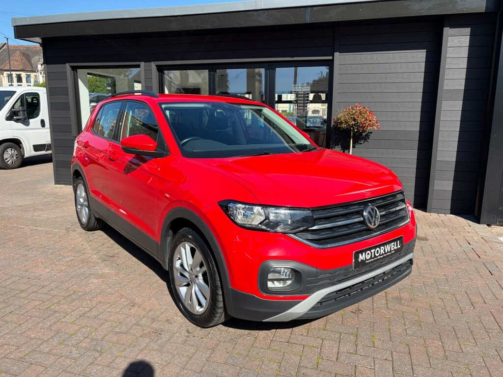 Volkswagen T-Cross 1.0 Tsi Se Euro 6 Ss SL69YAO Red #3