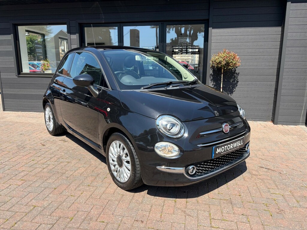 Fiat 500 1.2 Lounge Euro 6 Ss WR17HYX Black #3