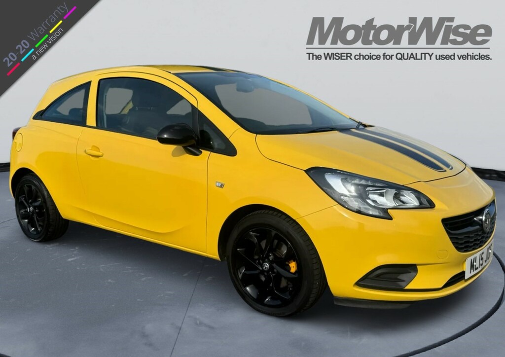 Vauxhall Corsa 1.0T Ecoflex Sting R Sports Looks Yellow Fsh Full Yellow