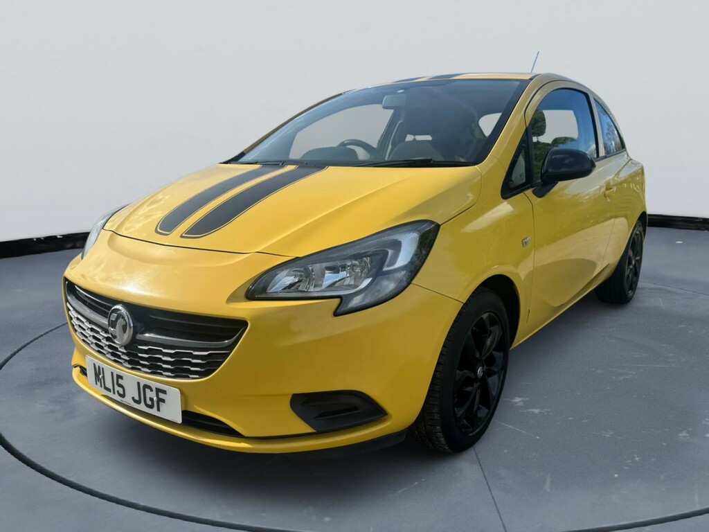 Vauxhall Corsa 1.0T Ecoflex Sting R Sports Looks Yellow Fsh Full ML15JGF Yellow #5