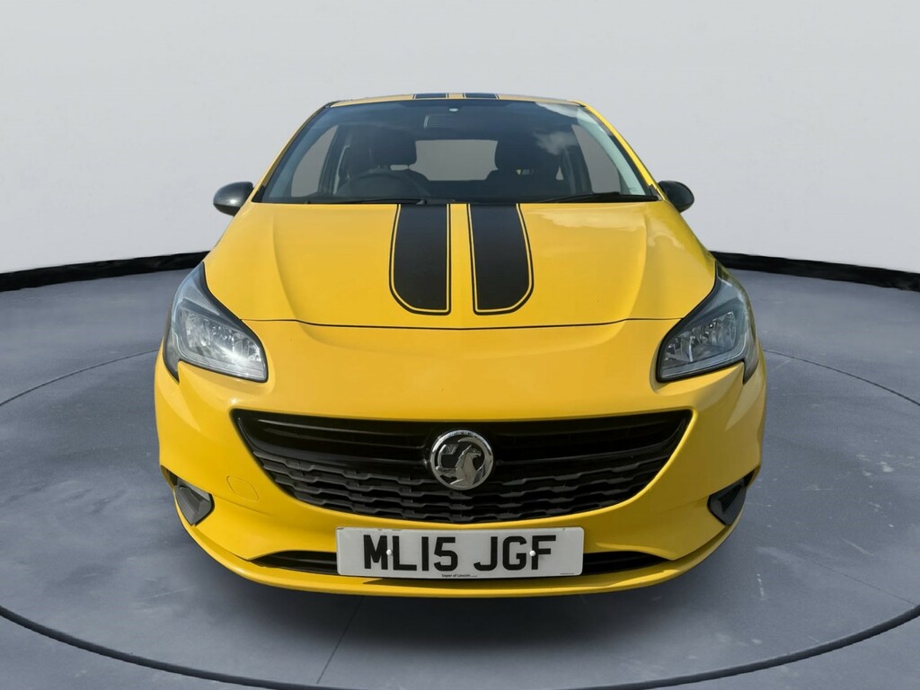 Vauxhall Corsa 1.0T Ecoflex Sting R Sports Looks Yellow Fsh Full ML15JGF Yellow #3