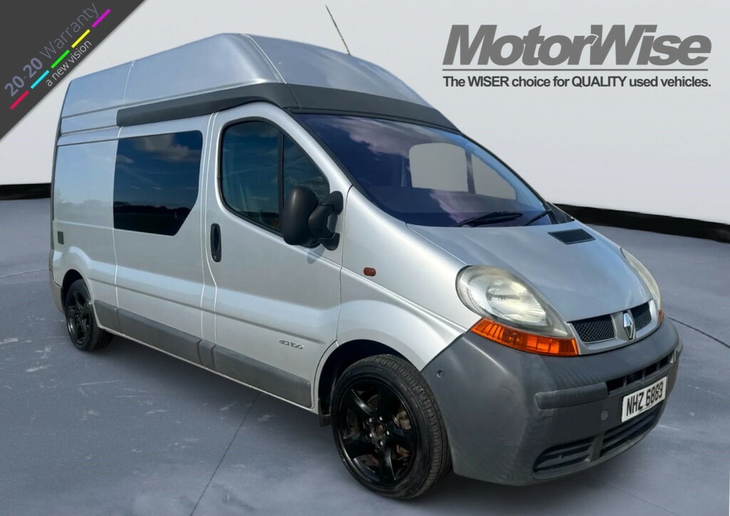Renault Trafic Lh29dci 100 High Roof Van Camper Conversion Motorh Silver