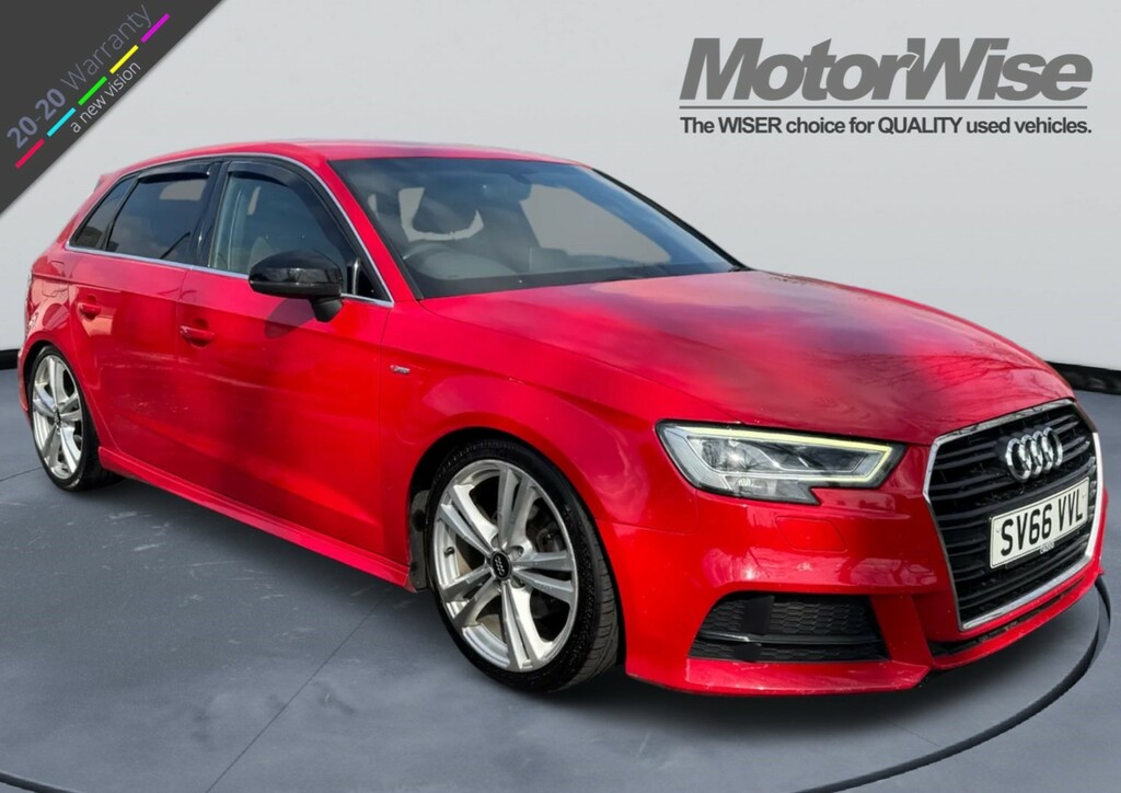 Audi A3 20 Tdi S Line Red