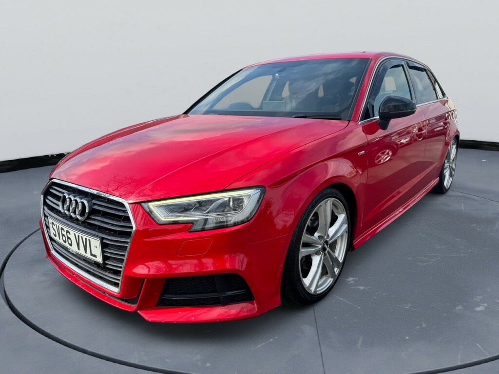 Audi A3 20 Tdi S Line SV66VVL Red #5