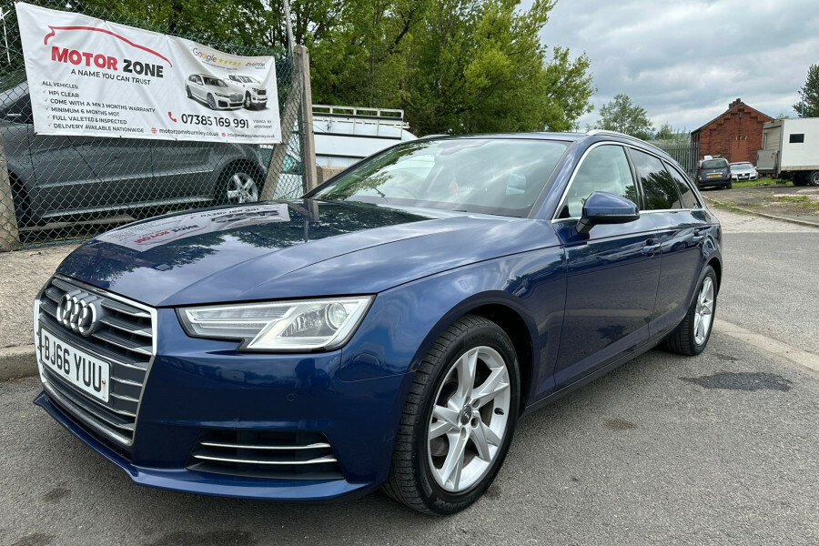 Audi A4 Avant Diesel BJ66YUU Blue #3