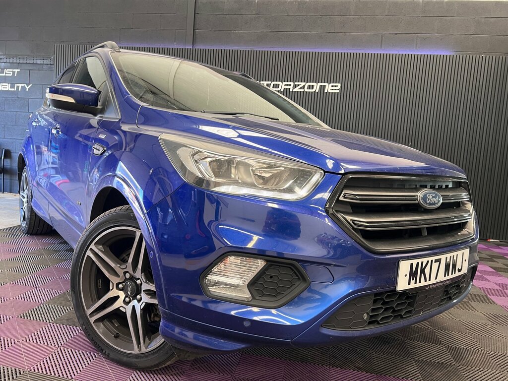Ford Kuga 2.0 Tdci Ecoblue St-line Suv Awd MK17WWJ Blue #4