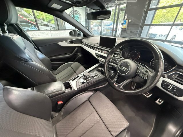 Audi A4 2.0 Tfsi S Line Saloon S Tronic Euro 6 HL12CAS Black #2