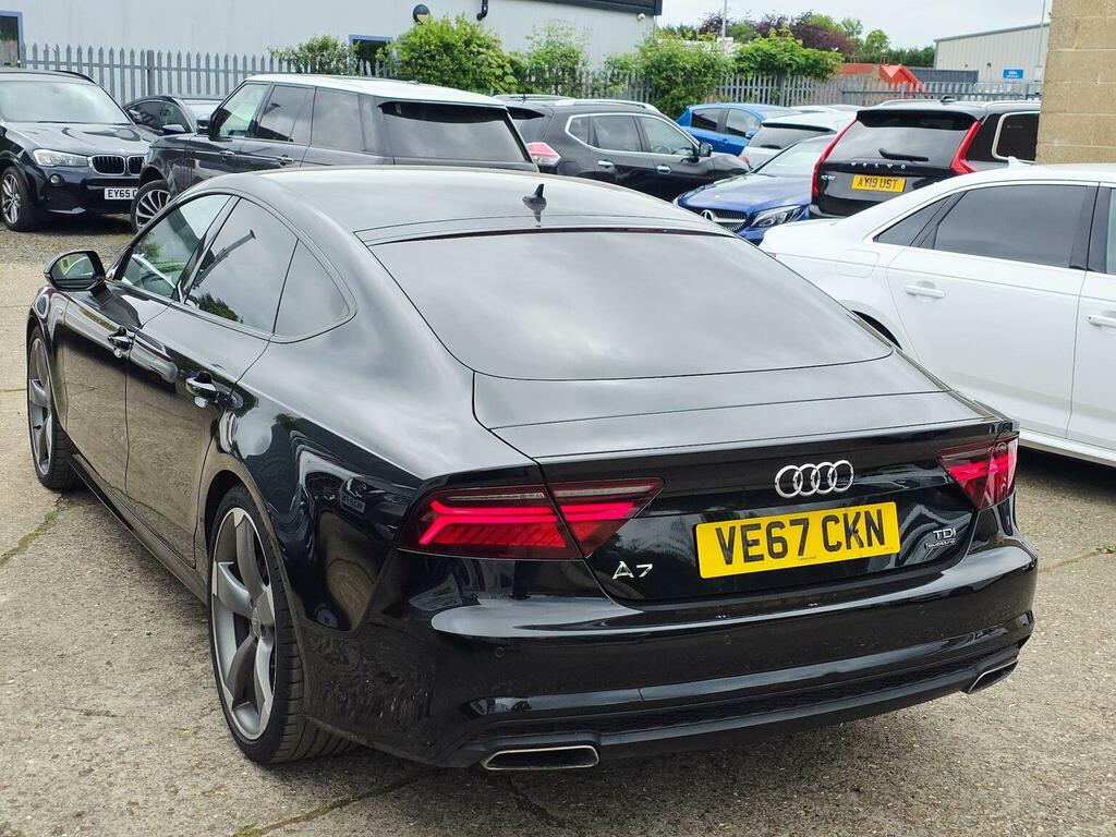 Audi A7 Hatchback 3.0 Tdi V6 Black Edition Sportback S Tro Black #6