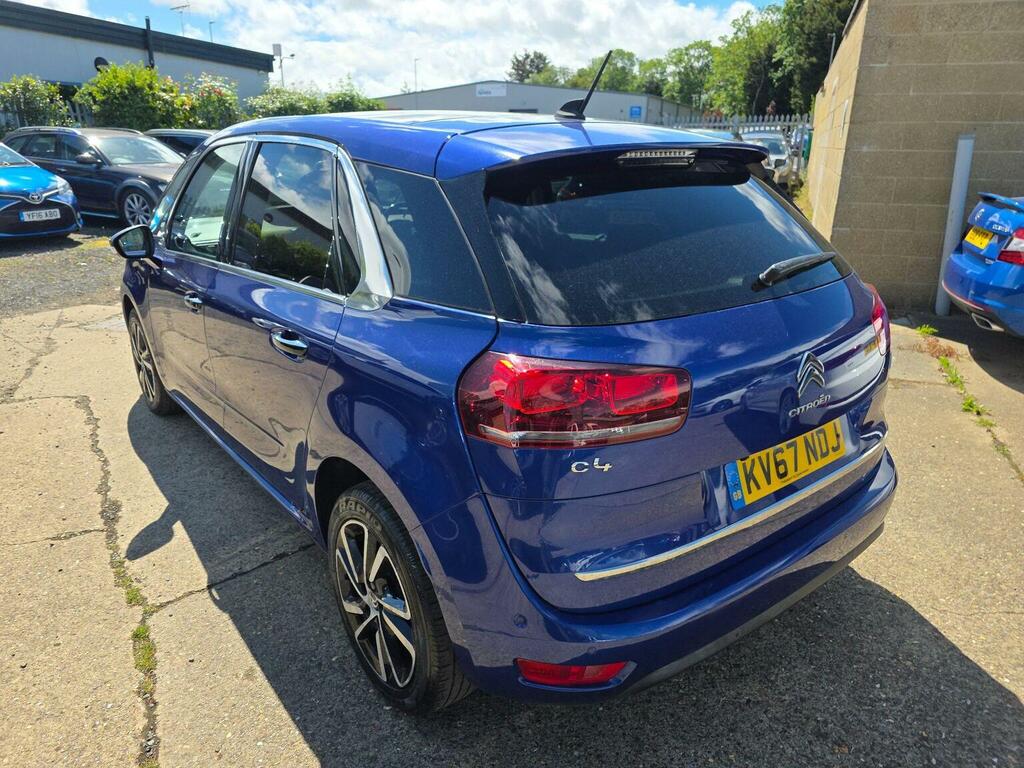 Citroen C4 Picasso Mpv 1.6 Bluehdi Flair Eat6 Euro 6 Ss 2017 KV67NDJ Blue #4