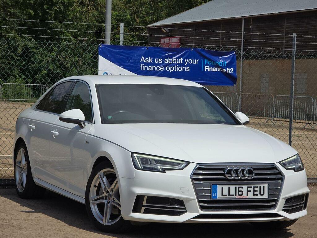 Audi A4 Saloon 2.0 Tdi S Line S Tronic Euro 6 Ss 2 White