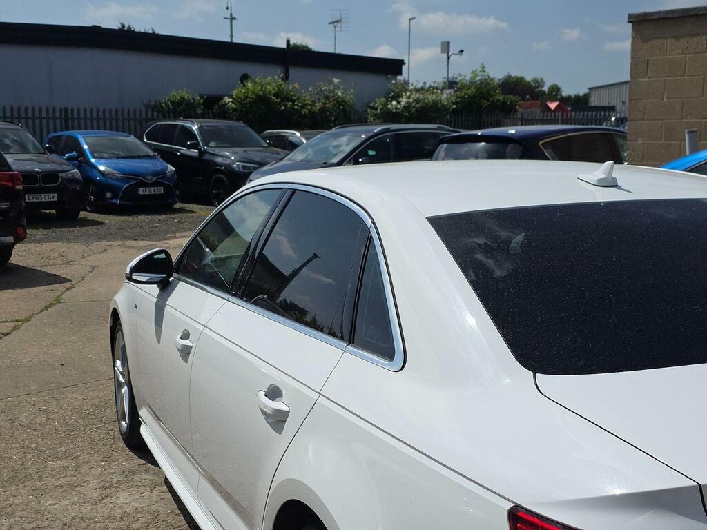 Audi A4 Saloon 2.0 Tdi S Line S Tronic Euro 6 Ss 2 LL16FEU White #5