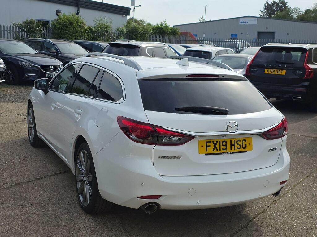 Mazda 6 Estate 2.0 Skyactiv-g Sport Nav Tourer Euro 6 S FX19HSG White #4