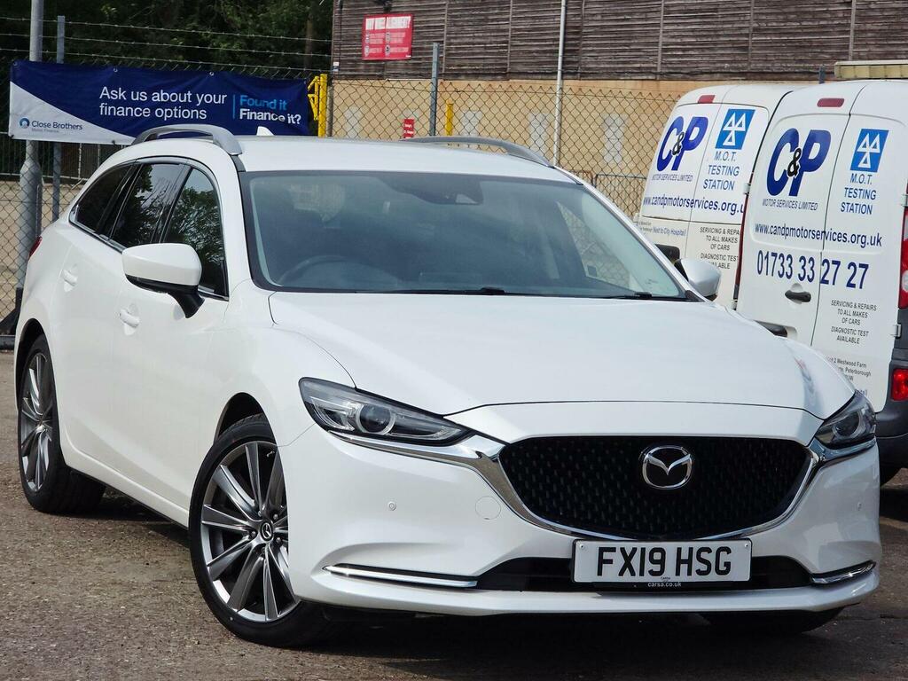 Mazda 6 Estate 2.0 Skyactiv-g Sport Nav Tourer Euro 6 S White
