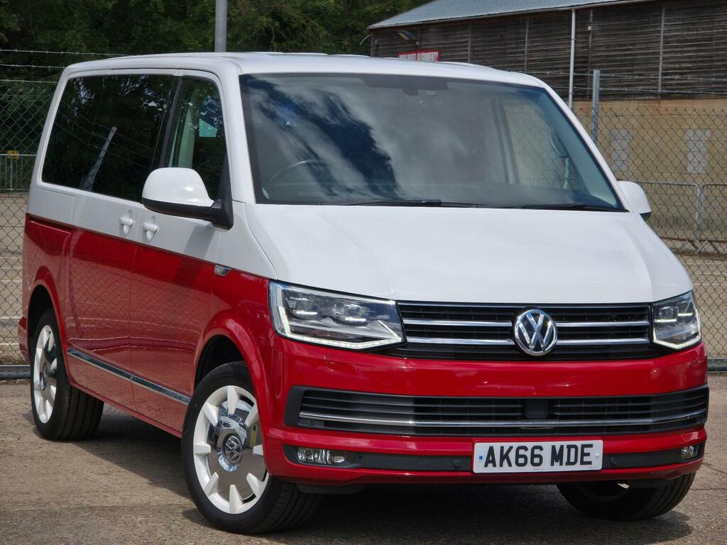 Volkswagen Caravelle Mpv 2.0 Bitdi Bluemotion Tech Generation Six Dsg E Red