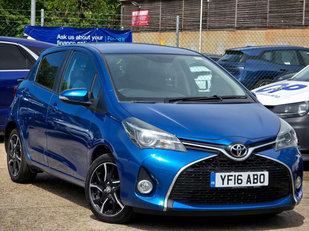 Toyota Yaris Hatchback 1.33 Dual Vvt-i Design Euro 6 2016 Blue