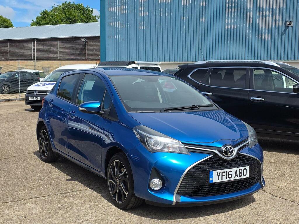 Toyota Yaris Hatchback 1.33 Dual Vvt-i Design Euro 6 2016 YF16ABO Blue #6