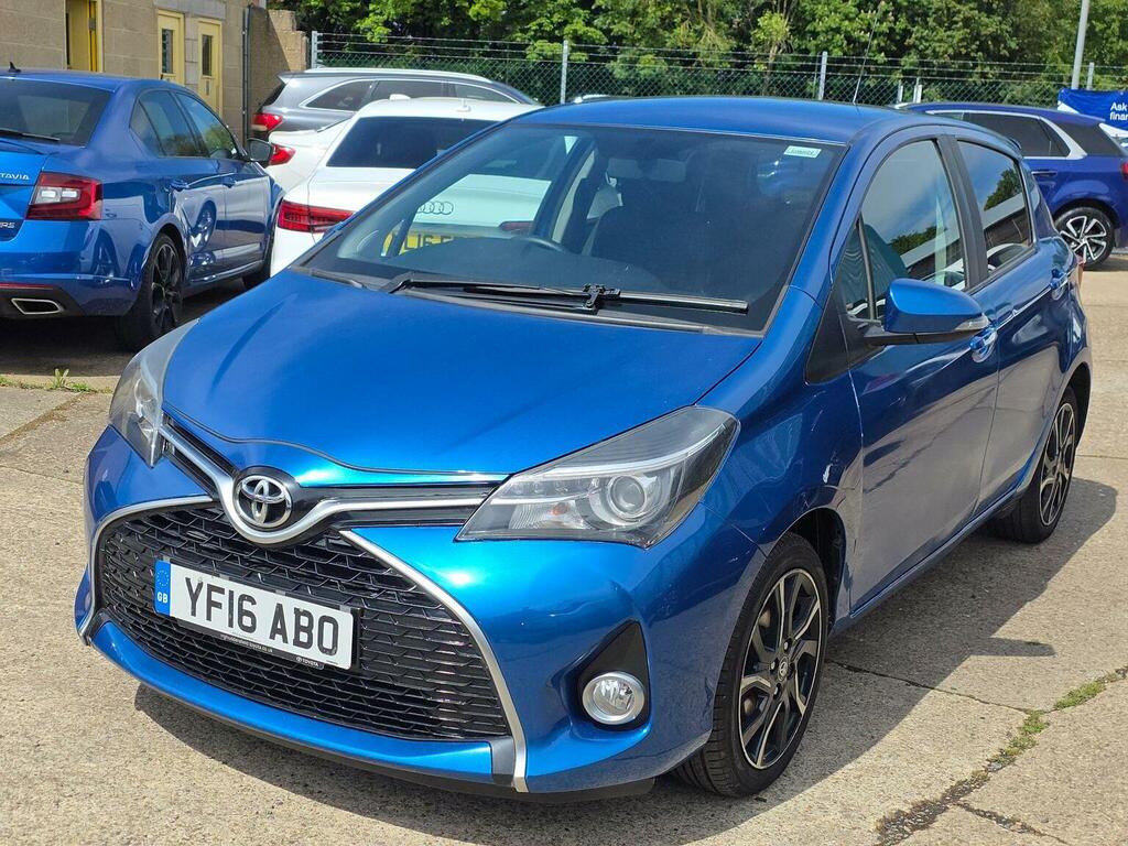 Toyota Yaris Hatchback 1.33 Dual Vvt-i Design Euro 6 2016 YF16ABO Blue #5