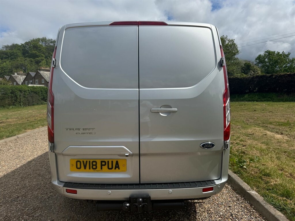 Ford Transit Custom 2.0 L 2.0 300 Ecoblue Limited Crew Van Double Cab OV18PUA Silver #5