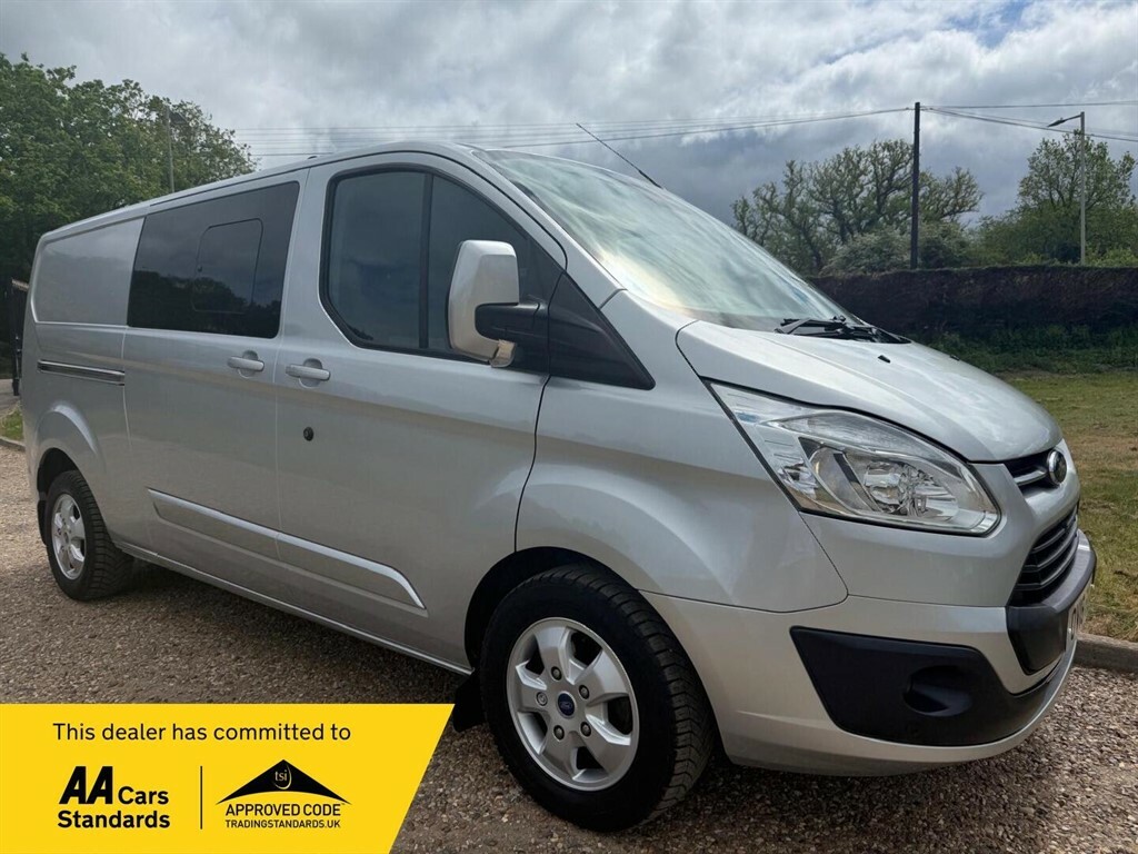 Ford Transit Custom 2.0 L 2.0 300 Ecoblue Limited Crew Van Double Cab Silver