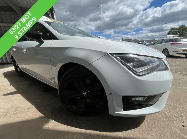 Seat Leon 2.0 Tdi Fr Hatchback Euro 6 S S GC16NUJ White #2