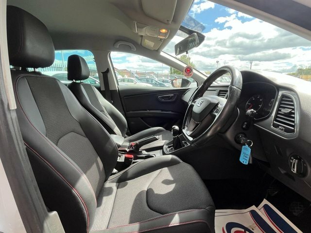 Seat Leon 2.0 Tdi Fr Hatchback Euro 6 S S GC16NUJ White #4
