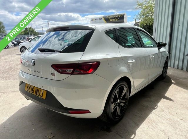 Seat Leon 2.0 Tdi Fr Hatchback Euro 6 S S GC16NUJ White #3