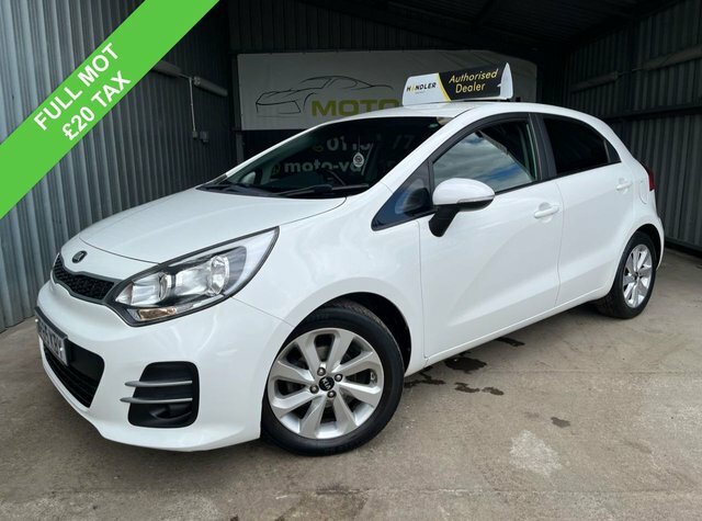 Kia RIO 1.25 2 Hatchback Euro 6 84 Bhp White
