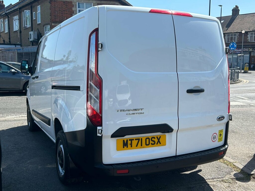 Ford Transit Custom 2.0 300 Ecoblue Leader L1 H1 Euro 6 Ss MT71OSX White #3