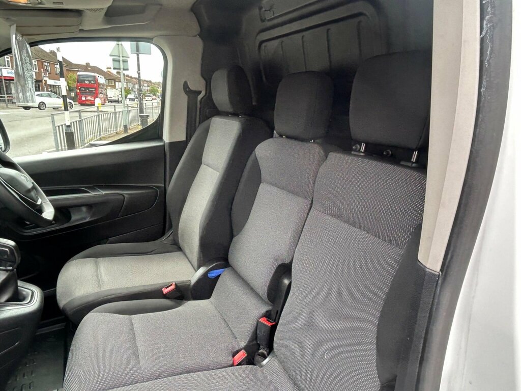 Peugeot Partner 1.5 Bluehdi 650 Professional Premium Standard Pane FV71OBZ White #6