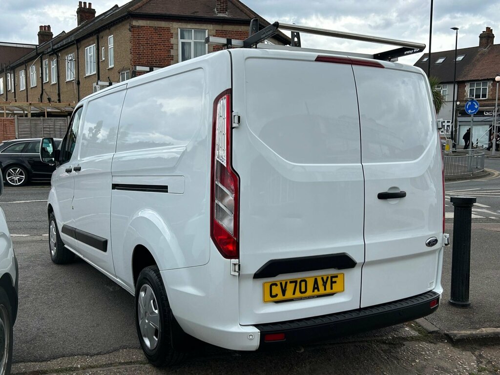 Ford Transit Custom 2.0 300 Ecoblue Trend L2 H1 Euro 6 Ss CV70AYF White #3