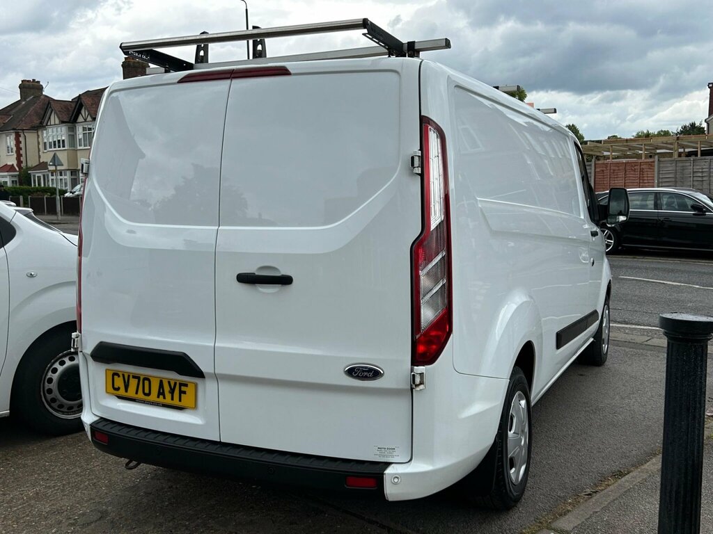 Ford Transit Custom 2.0 300 Ecoblue Trend L2 H1 Euro 6 Ss CV70AYF White #2